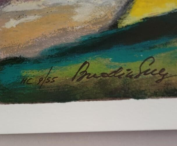 Slava Brodinsky Hand Signed Numbered Limited Edition Art # HC 9/55