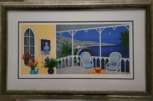 Fanch  "Summer Night In Acapulco" Serigraph Signed Limited Edition